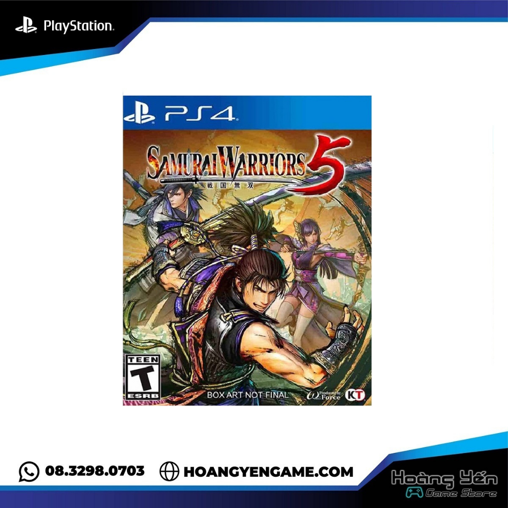 Đĩa Game Samurai Warriors 5 Ps4