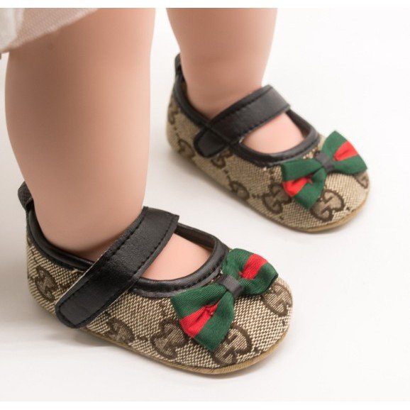 Giày bệt đế mềm tập đi cho bé trai và bé gái Giầy GC cho trẻ em từ 6 đến 18 tháng