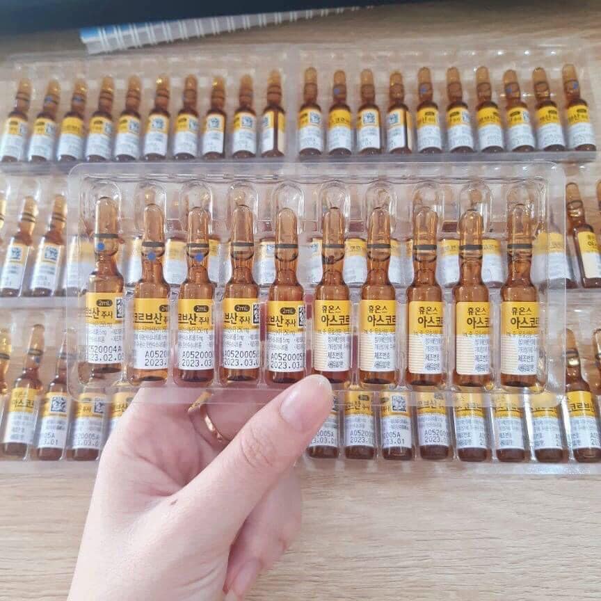 Vitamin c hàn vỉ 10 ống