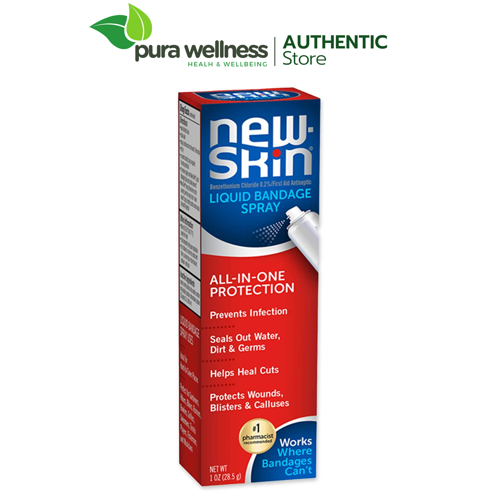 New-Skin Liquid Bandage Spray Băng keo cá nhân dạng xịt 28g