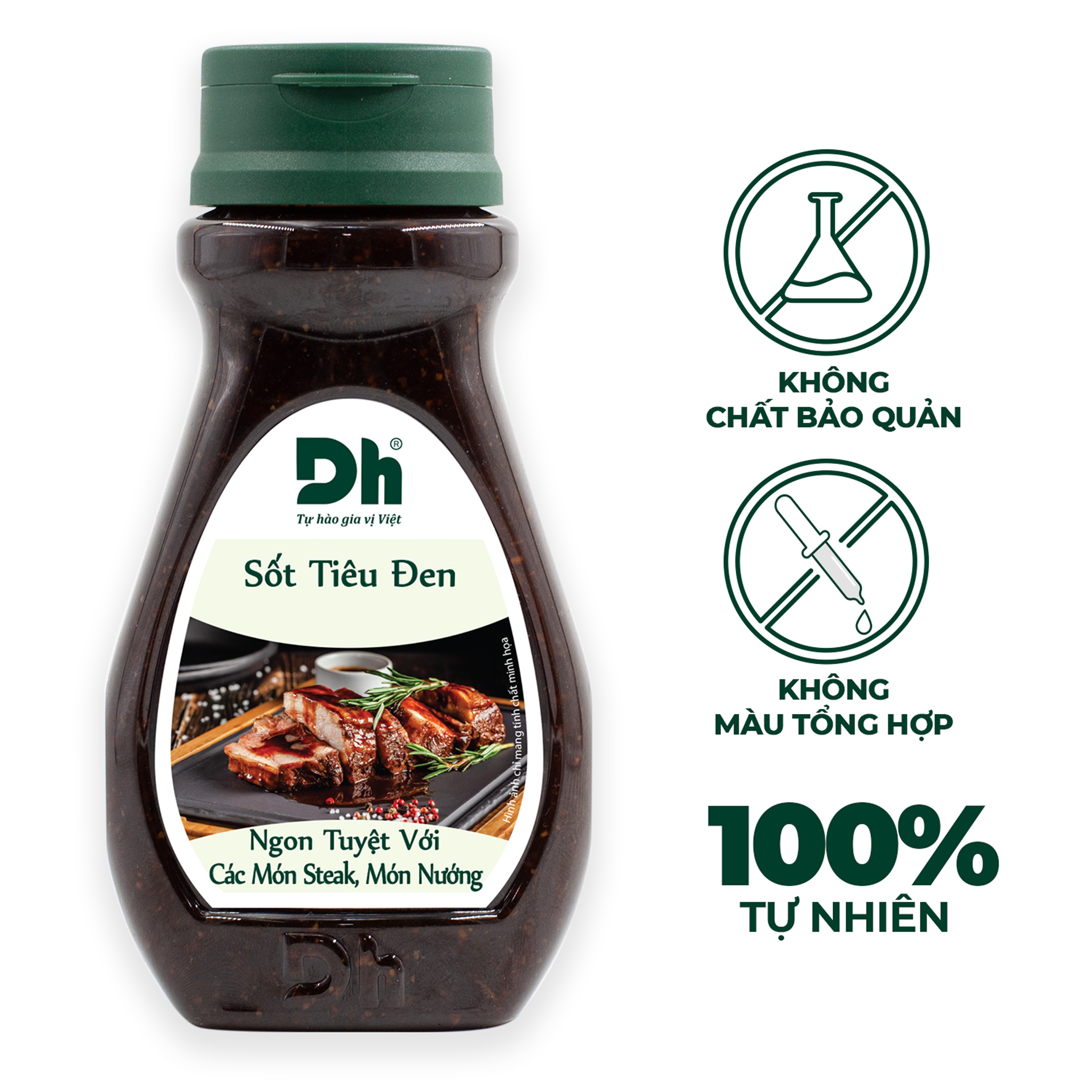 [ Miễn Phí Giao Hàng ]Sốt Bít Tết Tiêu Đen - Chấm Kèm Các Món Chiên Nướng - Khối lượng 200gr - Giao Nhanh HCM
