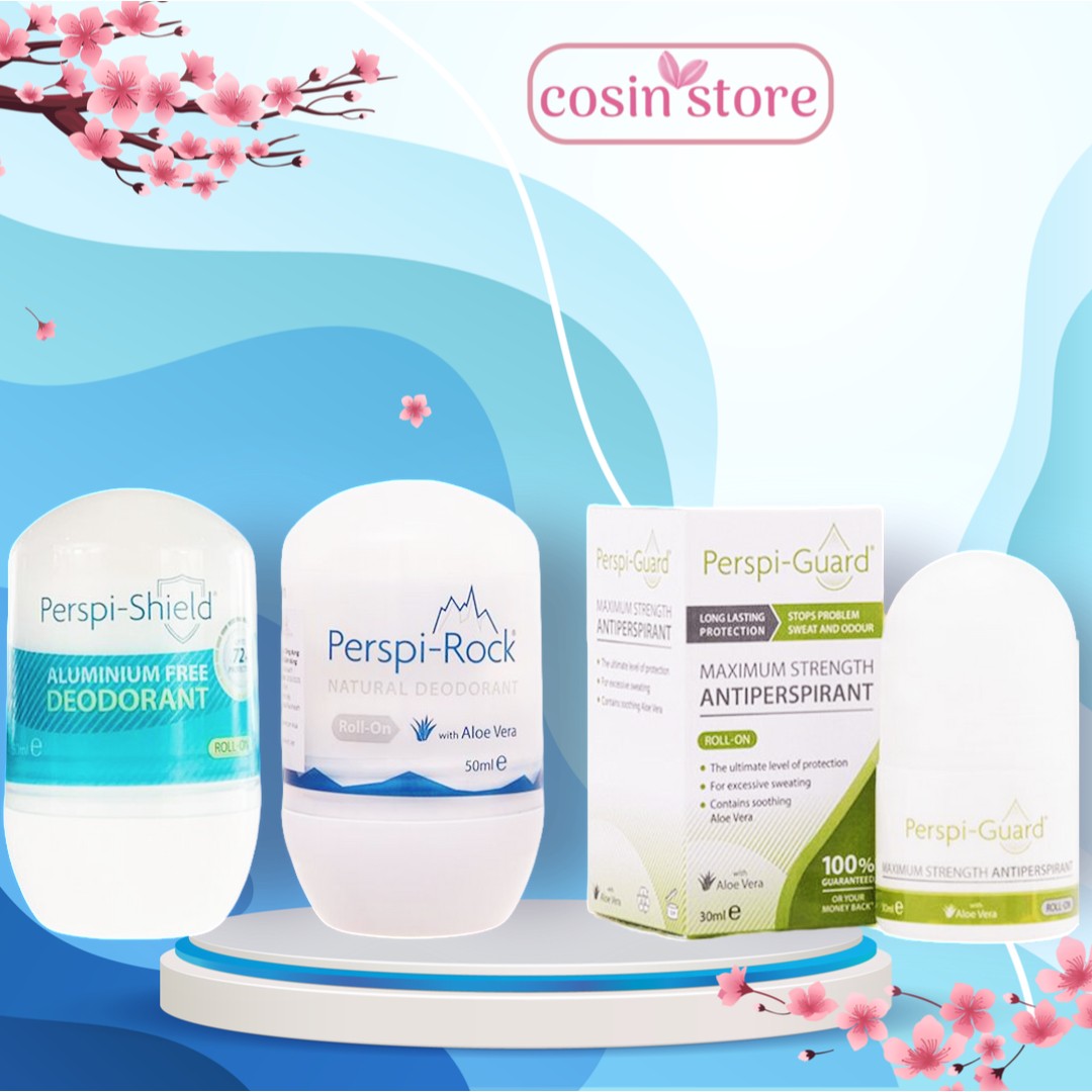 Lăn khử mùi Perspi-Guard , Perspi-Shield , Perspi-Rock của Anh 30ml 50ml shop Cosin Store Khử mùi hiệu quả