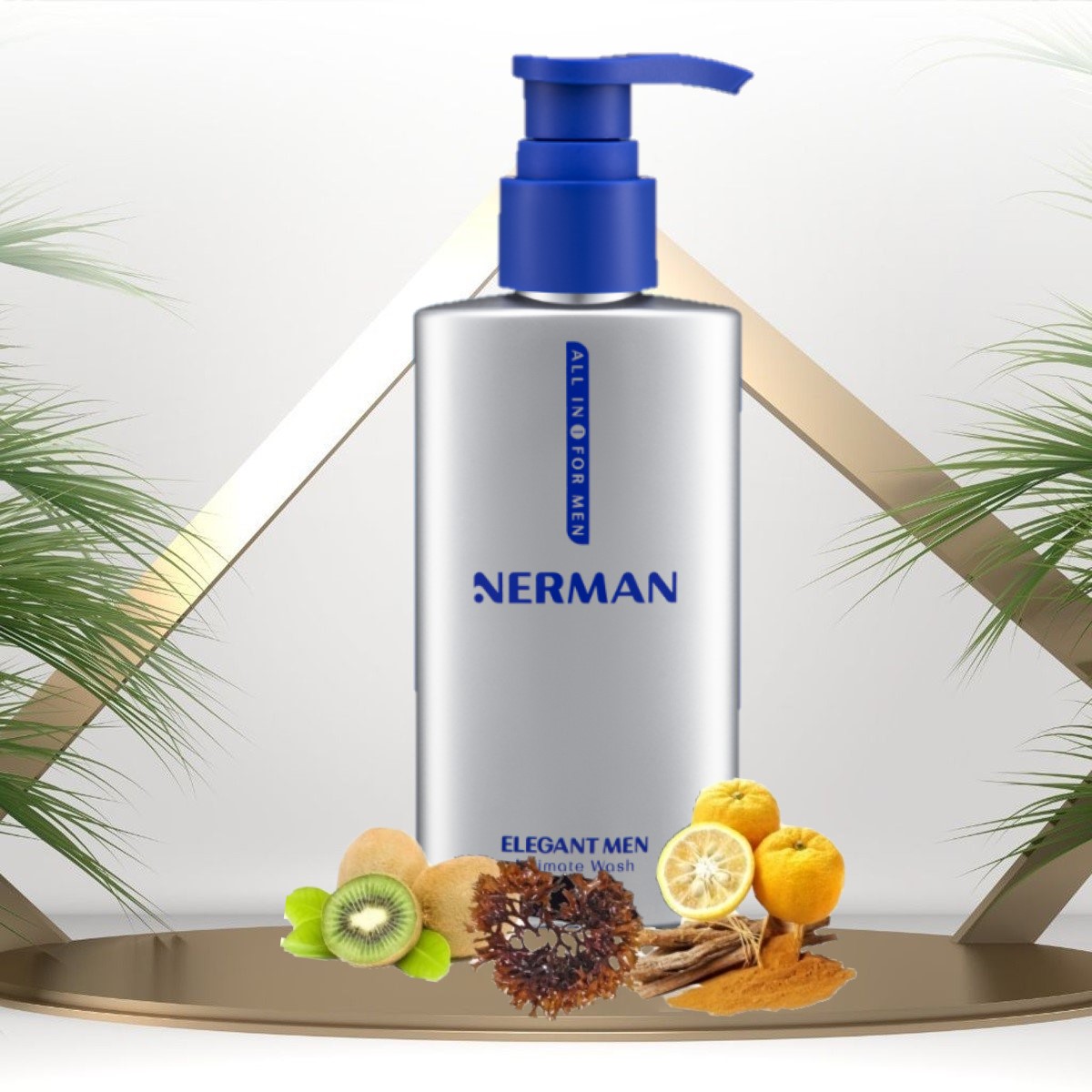 Dung Dịch Vệ Sinh Nam Giới Nerman Elegent Men Hương Nước Hoa Sanda Perfume Nerman Elegent Men Sanda Perfume Intimate Wash