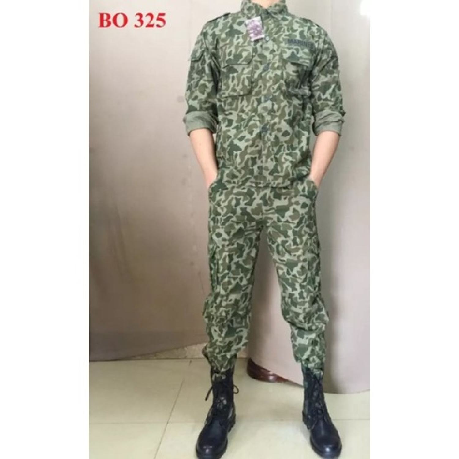 Bộ rằn ri xanh code 325