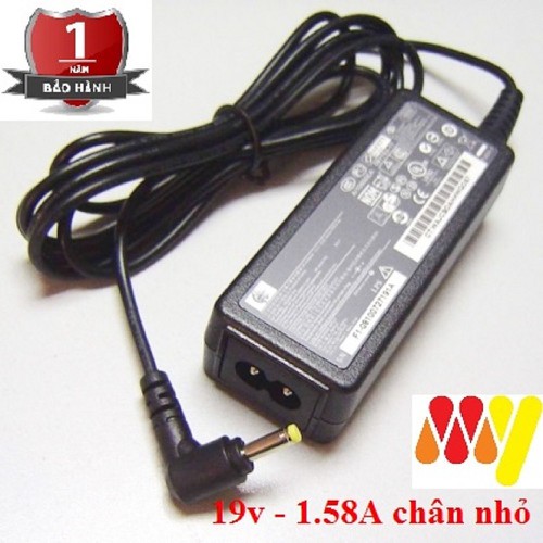 Adapter hp mini 19v - 1.58a -hàng nhập khẩu , 1 đổi 1 36 tháng