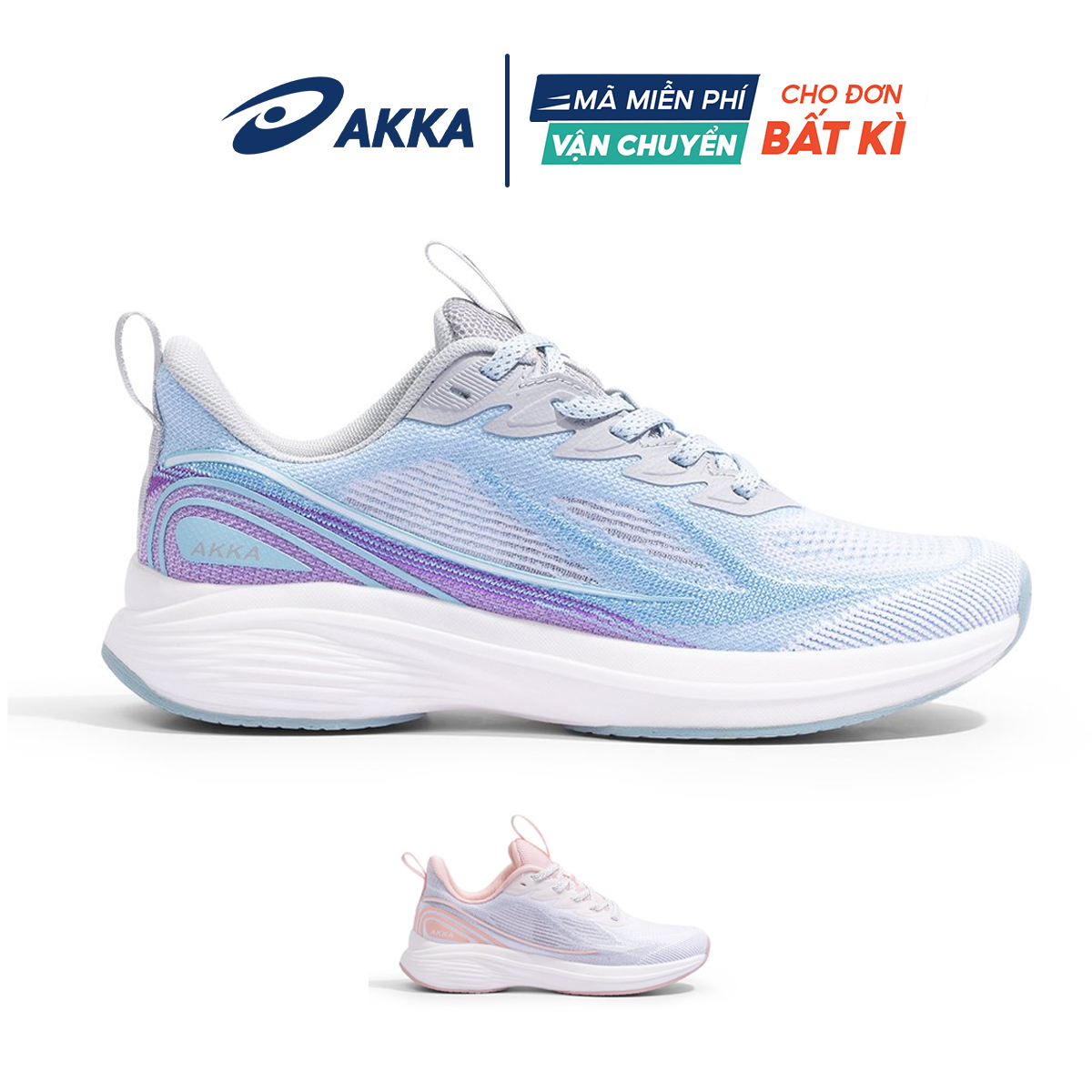 Giày thể thao chạy bộ nữ chính hãng AKKA ACTIVE B2221