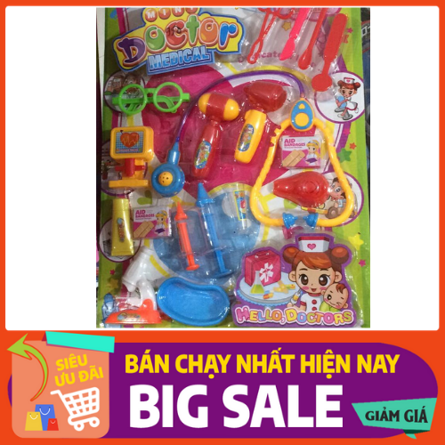 [RẺ VÔ ĐỊCH] Bộ đồ chơi bác sĩ nhựa dẻo bền đẹp - Hàng chất lượng cao