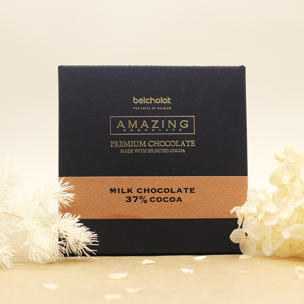 Amazing Milk Chocolate 37% Cocoa Belcholat 80g
