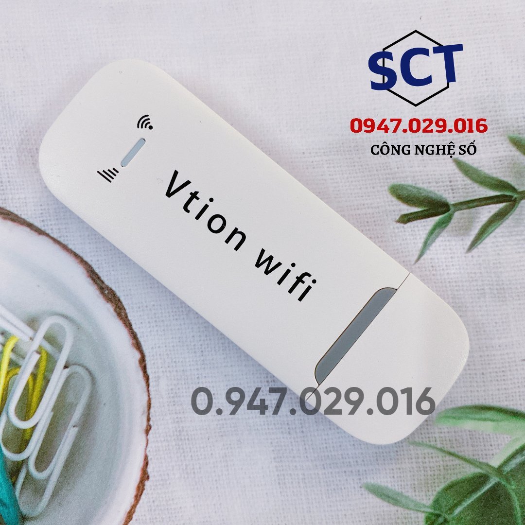 Phát wifi 4G Từ Sim Di Động VTION , USB phát wifi từ sim 4G , Thao tác sử dụng đơn giản , Tương thíc