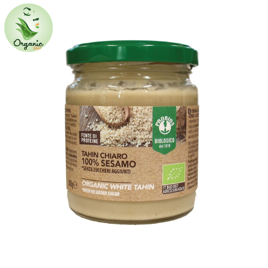Bơ hạt vừng Tahin bóc vỏ hữu cơ 200g ProBios - Organic Peeled Tahin Sesame Seed Butter 200g ProBios