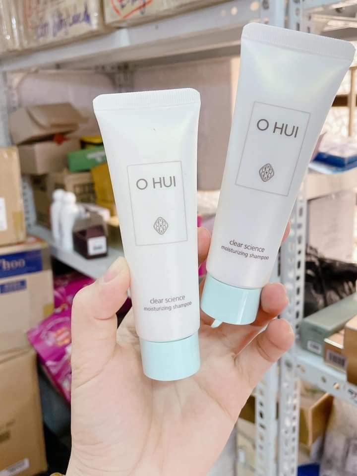 DẦU GỘI OHUI Clear Science Moisturizing Shampoo 40ml tách set nhỏ gọn mang đi khắp mọi nơi