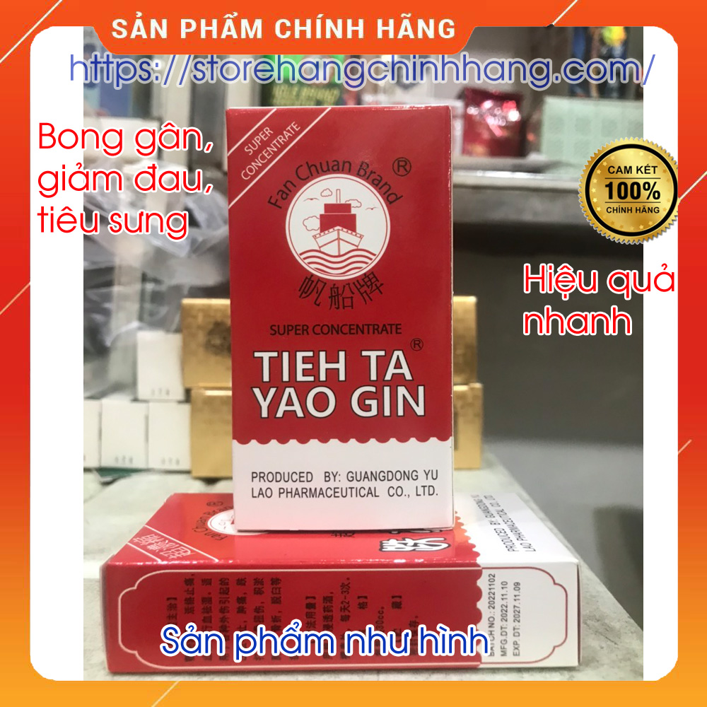 ✅ dầu tieh ta yao gin đau cơ xương khớp chính hãng trạch tả dược tinh