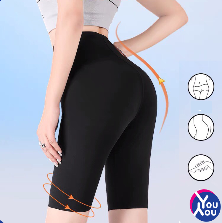 Quần legging ngố lửng trên gối cạp cao nữ youyou bigsize 40kg - 80kg