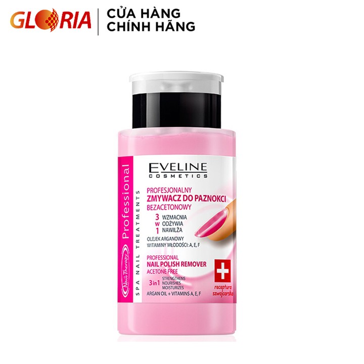 Nước tẩy sơn móng tay & dưỡng móng Eveline Nail Therapy 190ml, sản phẩm đa dạng, chất lượng tốt, đảm bảo an toàn sức khỏe người dùng, vui lòng inbox để shop tư vấn thêm