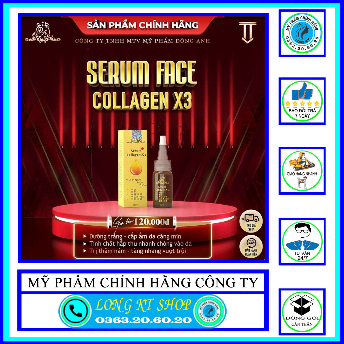 Serum dưỡng nám X3 Đông Anh - Đông Anh Huỳnh như