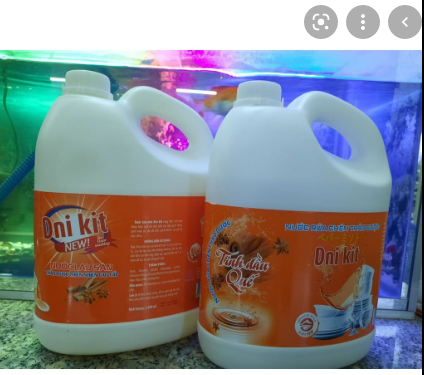Combo 2 chai nước rửa chén Dni Kint hương quế