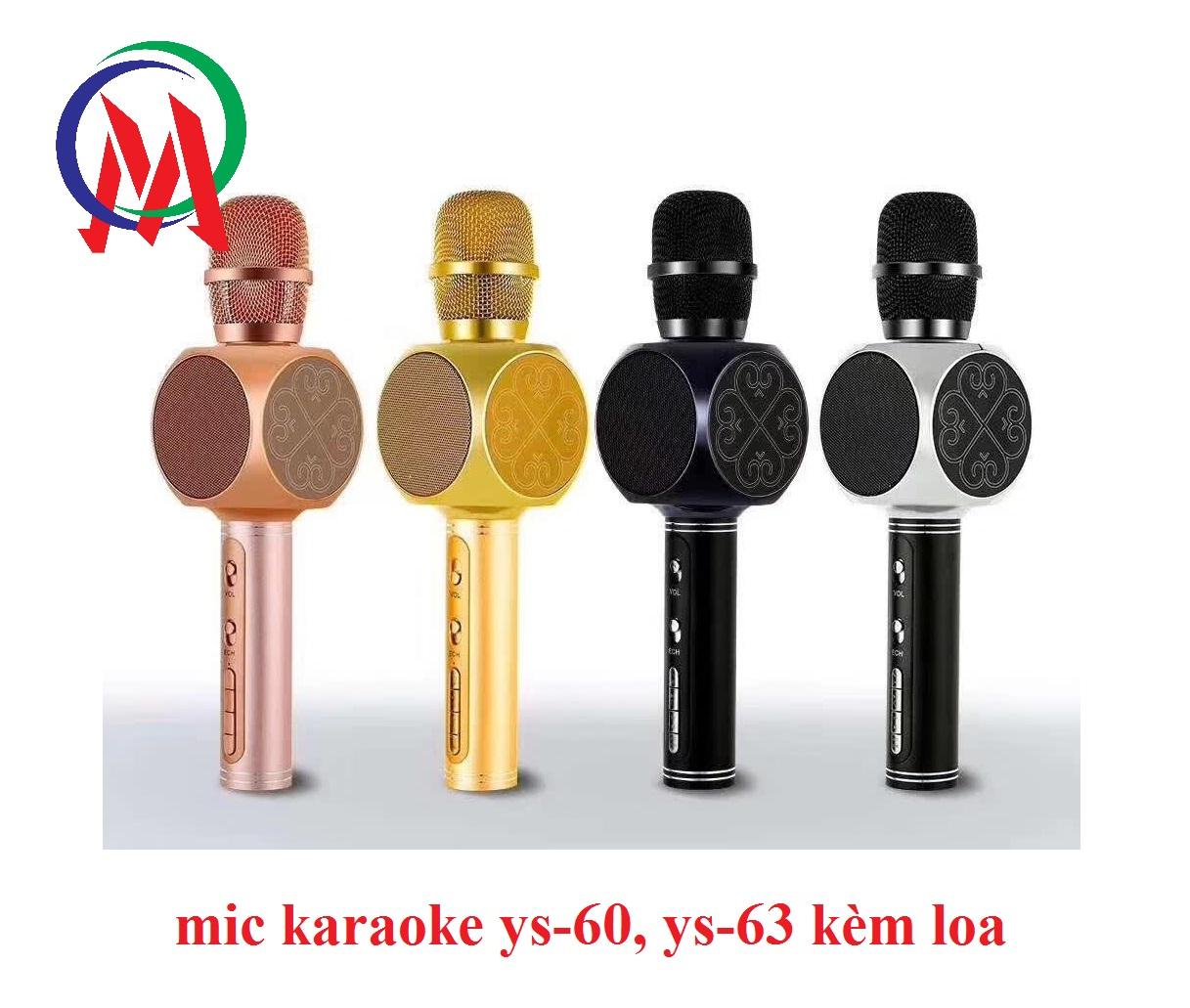 mic karaoke ys-60, ys-63 kèm loa