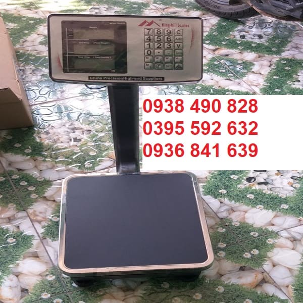 [HCM]Cân điện tử tính tiền 100kg màn hình LCD cân khối lượng và tính tiền