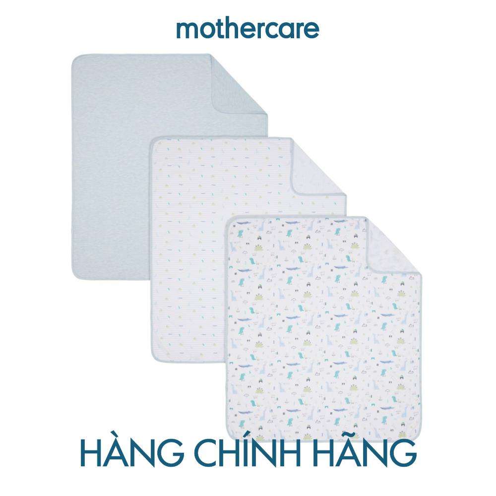 Mothercare - set 3 chăn thun cho bé kích thước 90 x 100 cm