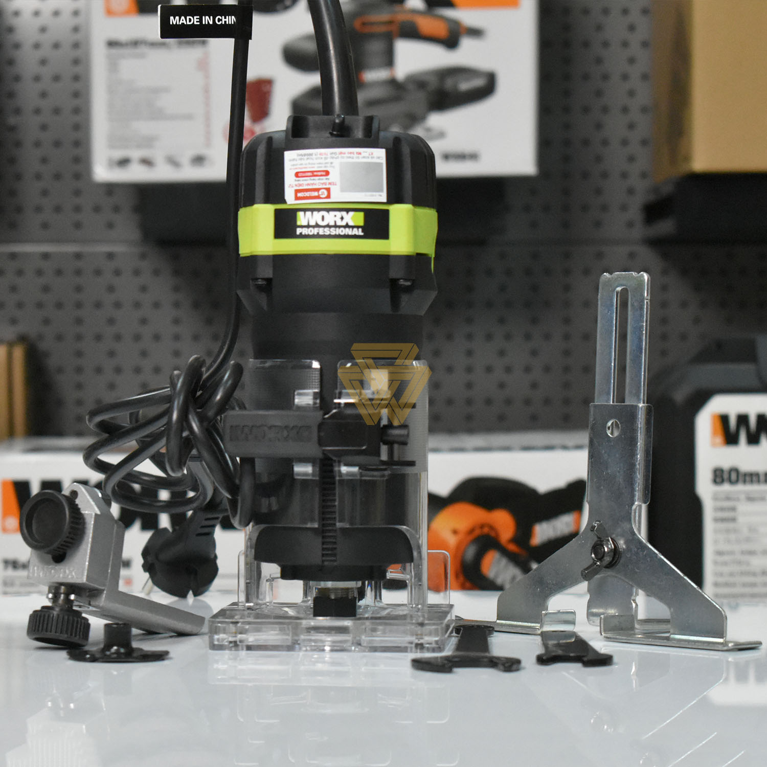 Máy phay 650w worx green wu619