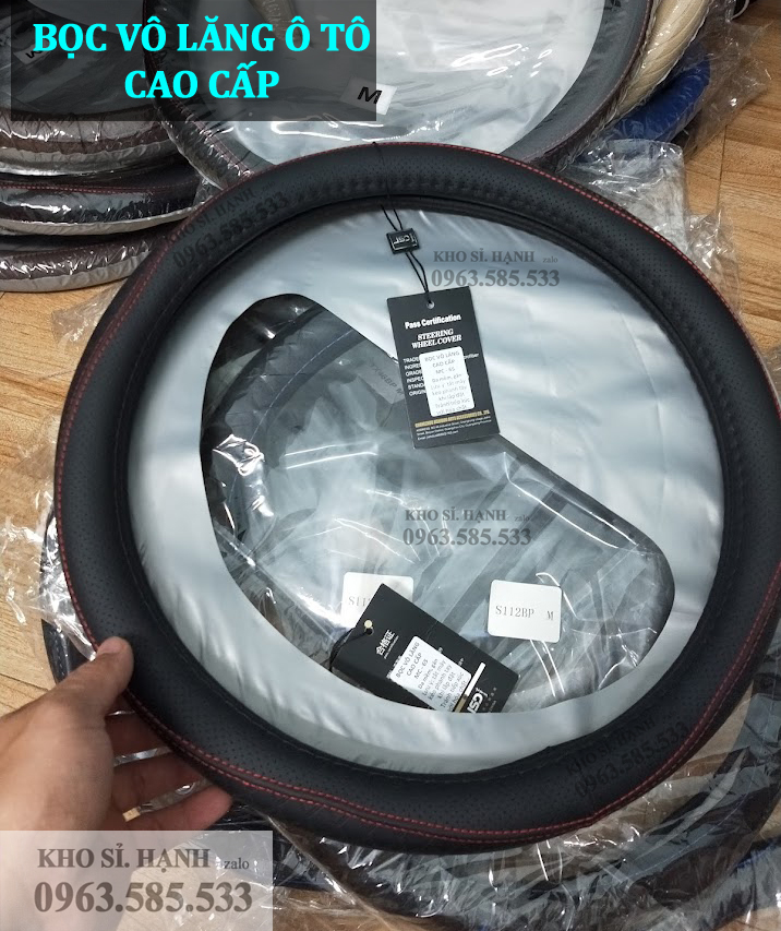Bọc tay lái ô tô, cao cấp, xịn xò, gía bình dân, bọc vô lăng ô tô, 100% da cao cấp, hình thật, hàng thật, chất thật