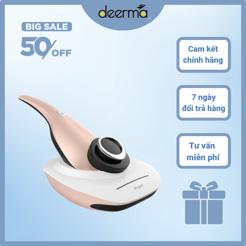 Máy hút bụi giường nệm sofa cầm tay deerma cm1000 cao cấp - công suất 360w