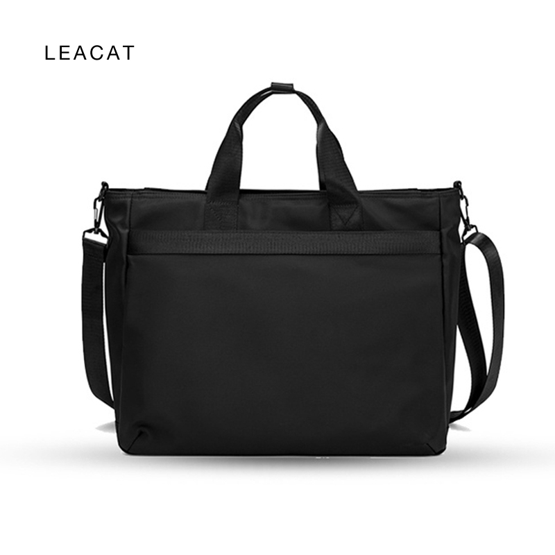 Leacat túi xách công sở túi đựng máy tính xách tay 14inch túi đựng tài liệu nylon máy tính xách tay