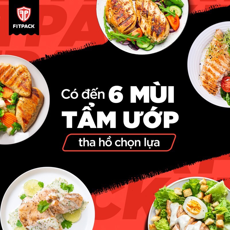 Combo 06 gói ức gà ăn liền 100g