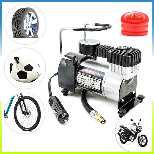 Máy bơm hơi Nhật Bản Máy Bơm Hơi Ô Tô - Bơm Hơi Điện Ôtô Xe Máy Mini 12V Bơm Lốp Ô Tô Chất Lượng Cao CÓ ĐỒNG HỒ HIỂN THỊ ÁP SUẤT LỐP XE Bơm Siêu Khỏe