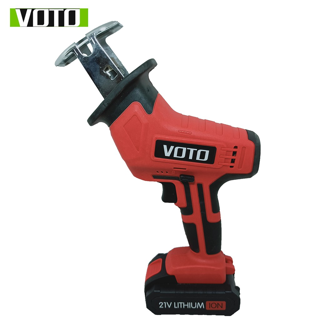 Máy cưa kiếm dùng pin 21v voto chân 18mm cưa gỗ nhựa