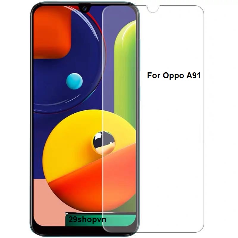 Kính cường lực Oppo A91 (Trong suốt)