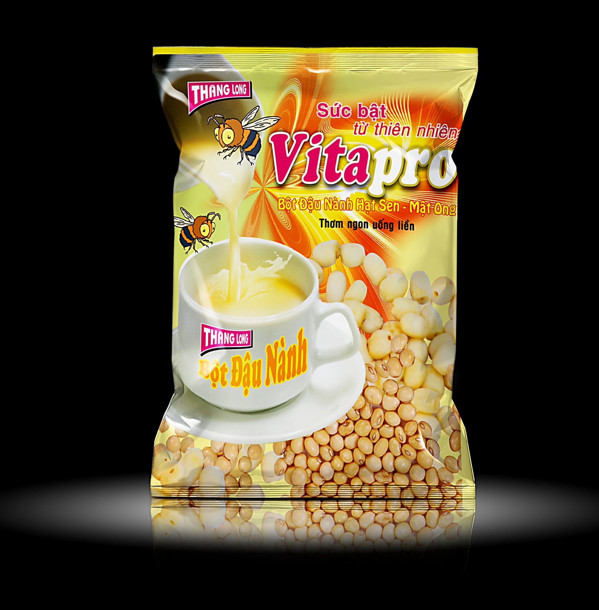 BỘT ĐẬU NÀNH HẠT SEN MẬT ONG VITAPRO 420G