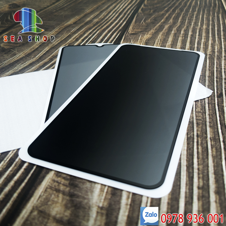 Kính chống nhìn trộm Realme 3 và Realme 3 Pro full màn hình / Kính cường lực Realme 3, 3 Pro tràn màn hình - chống nhìn trộm - Seashop