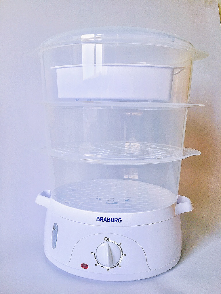 Nồi Hấp Điện Đa Năng 3 Tầng Braburg
