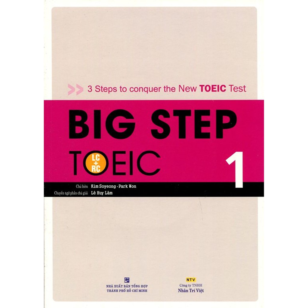Sách - Big Step TOEIC 1 (LC + RC) - Kèm CD