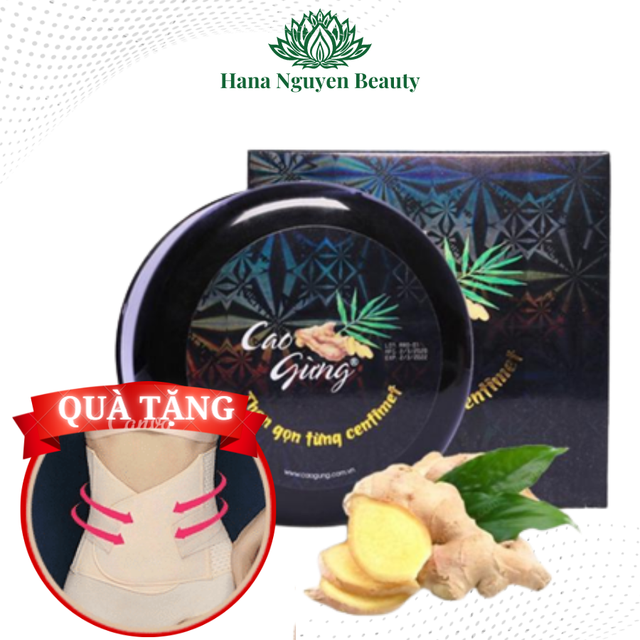 Cao gừng tan mỡ toàn thân thiên nhiên việt mẫu mới 250gr