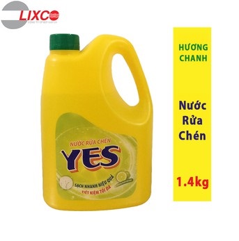Nước rửa chén Yes Lixco Siêu sạch hương Chanh can 1.4kg Bách Hóa Giá Sỉ Tiến Dũng