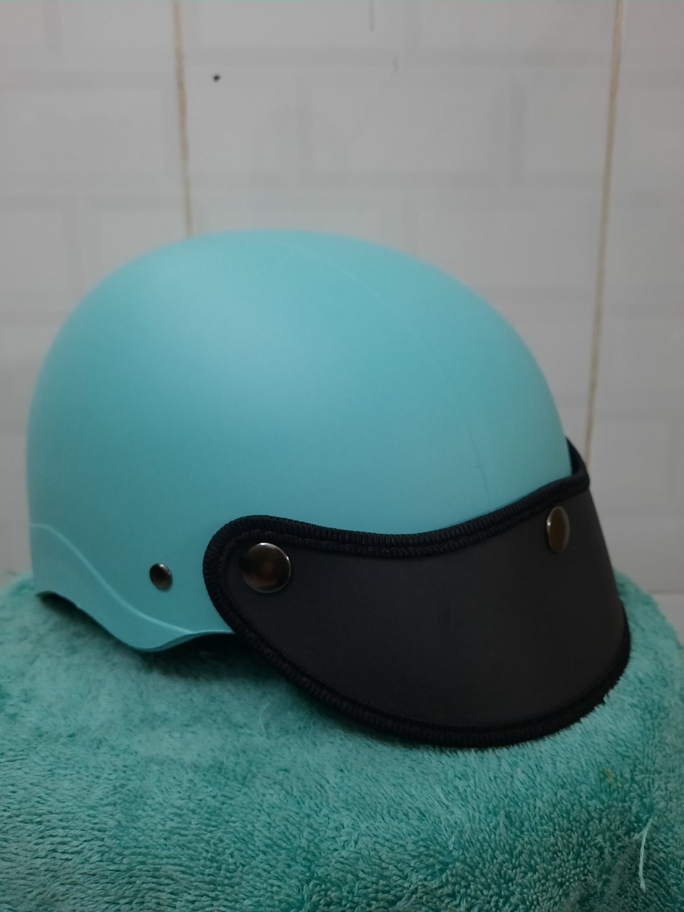 [HCM]NÓN BẢO HIỂM SON THỜI TRANG XANH NGỌC 1/2 ĐẦU SIÊU XINH SIÊU BỀN AN TOÀN CHO NGƯỜI SỬ DỤNG