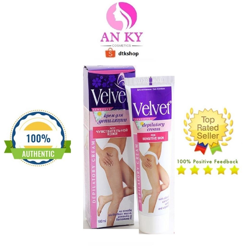☾   Kem Tẩy Lông Velvet Sensitive Nga 100ml