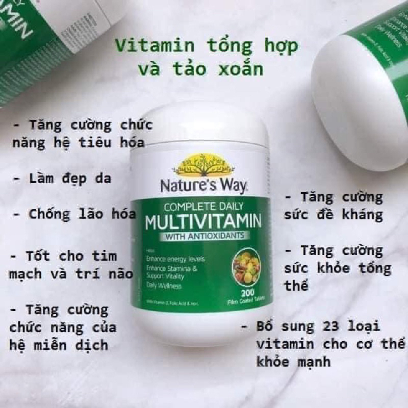 Vitamin tổng hợp tảo biển Nature s Way Complete Daily Multivitamin with