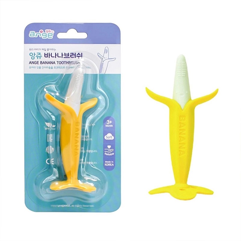 Ngậm nướu ANGE hình quả chuối/ cây cam - Made in Korea