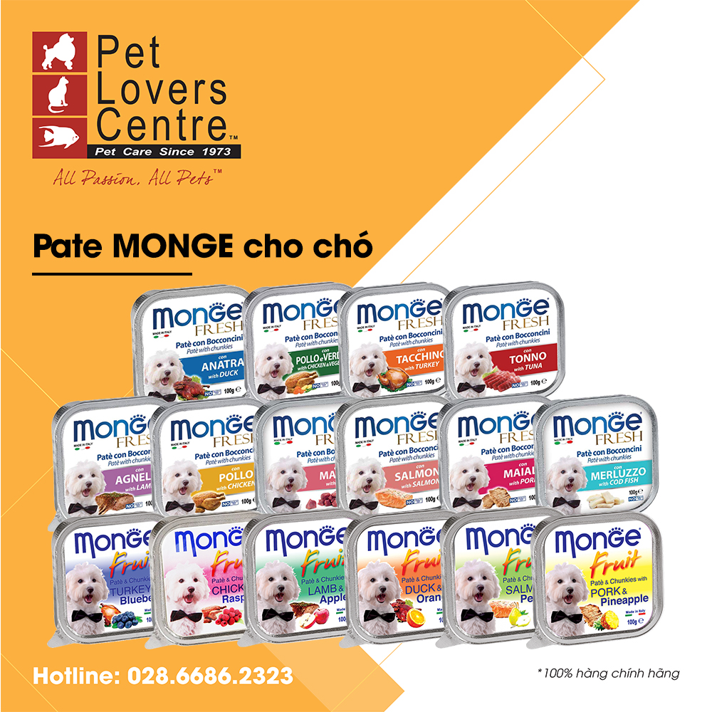 Pate cho chó monge 100g
