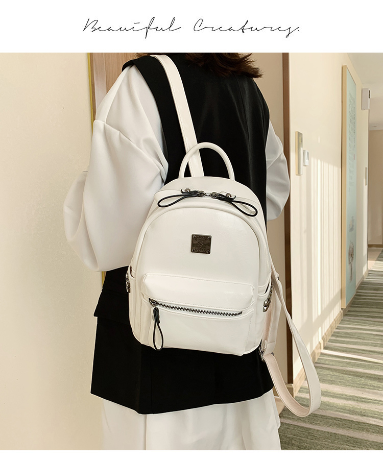 [HÀNG QUẢNG CHÂU ] Balo nữ da trơn thời trang nhỏ gọn - B93