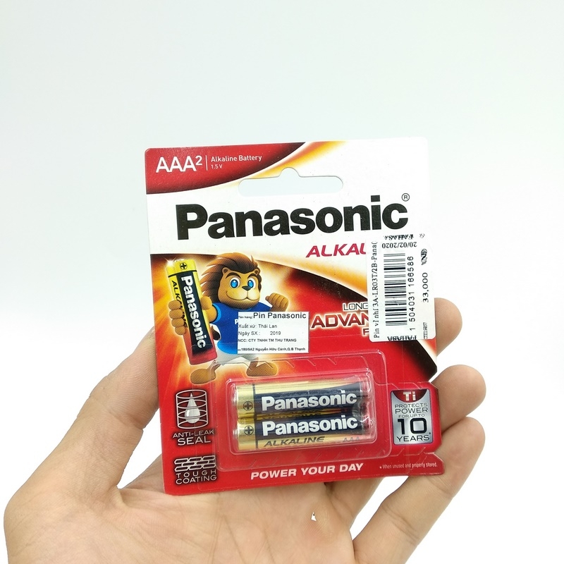 Fahasa - pin panasonic alkaline aaa 1.5v lr03t/2b