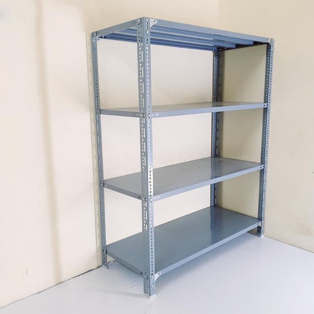 Kệ sắt v lỗ 4 tầng dài 100 rộng 40 cao 150cm