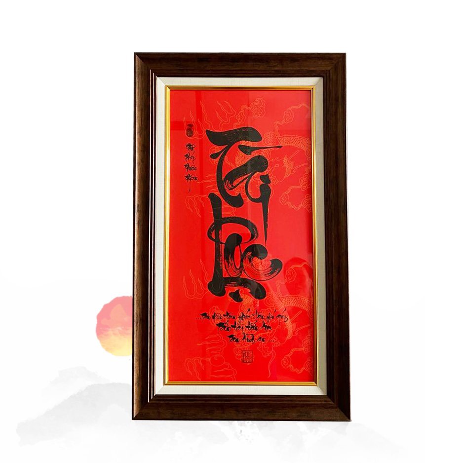 Tranh thư pháp chữ tài lộc