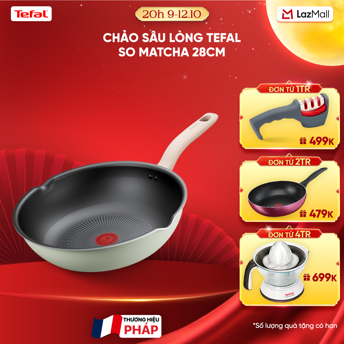 Chảo sâu lòng Tefal So Matcha 28cm