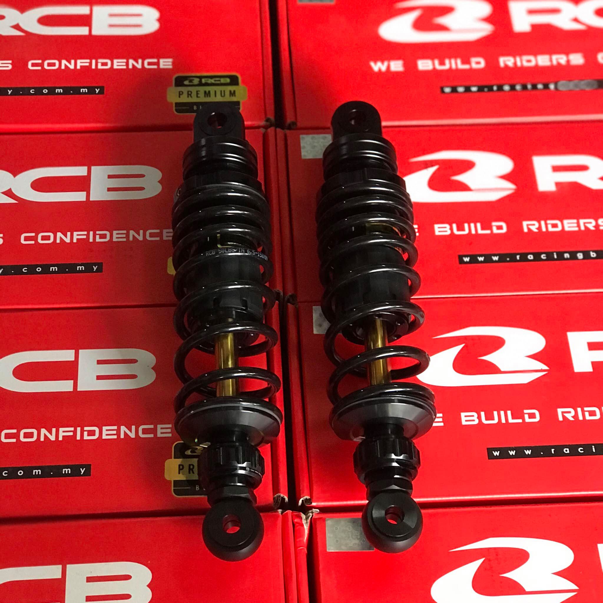 Phuộc sau rcb mẫu s gắn si, ju black gold
