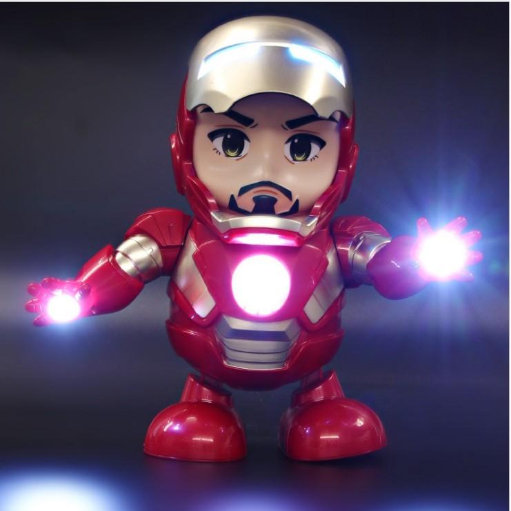 Đồ chơi robot iron man nhảy múa làm quà tặng cho các bé