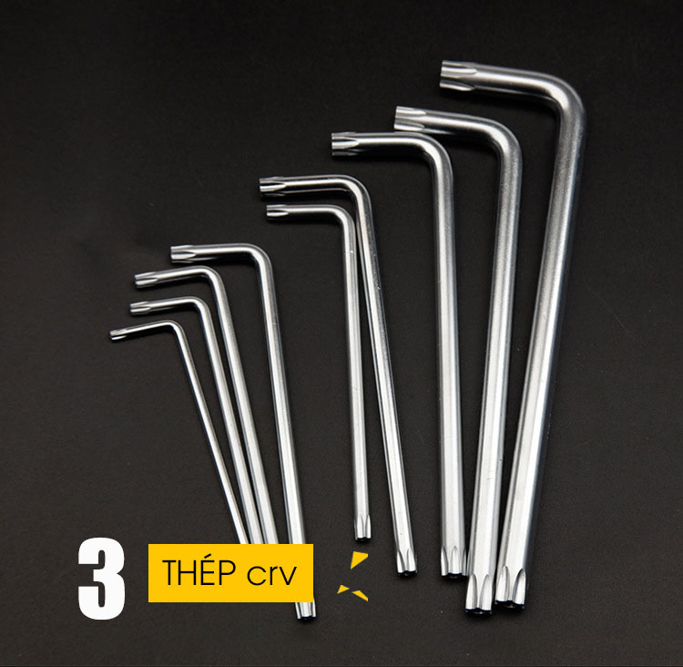 Bộ lục giác đa năng hoa thị 9 chi tiết - Lục giác đầu bông Size 17 và 22 cm- Vặn thoải mái siêu cứng - Thép cadivar chịu lực.chất lượng tuyệt vời.